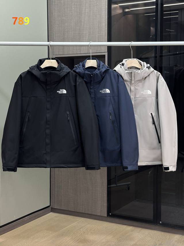 25-year North Face down jacket/hooded coat! Super new outdoor couple's hooded th 25-year North Face down jacket/hooded coat! Super new outdoor couple's hooded th