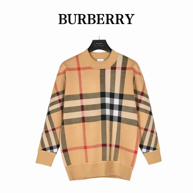 Burberry Check/Striped Knit Sweater. Purchased from the original for 11200 RMB.