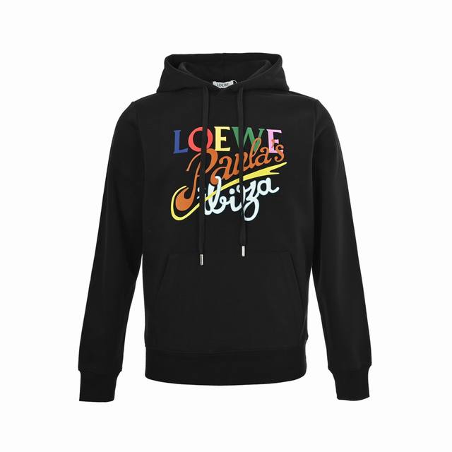Loewe 25Fw Colorful Fleece Logo Hoodie ( ) This 2025 Fall/Winter trendy hoodie f