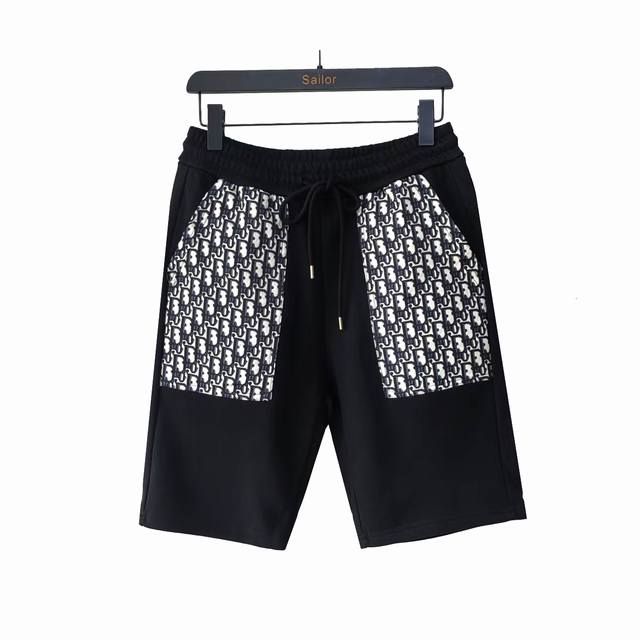 Size Chart + Real Shot Details Dior Letter Jacquard Pocket Patchwork Logo Embroi