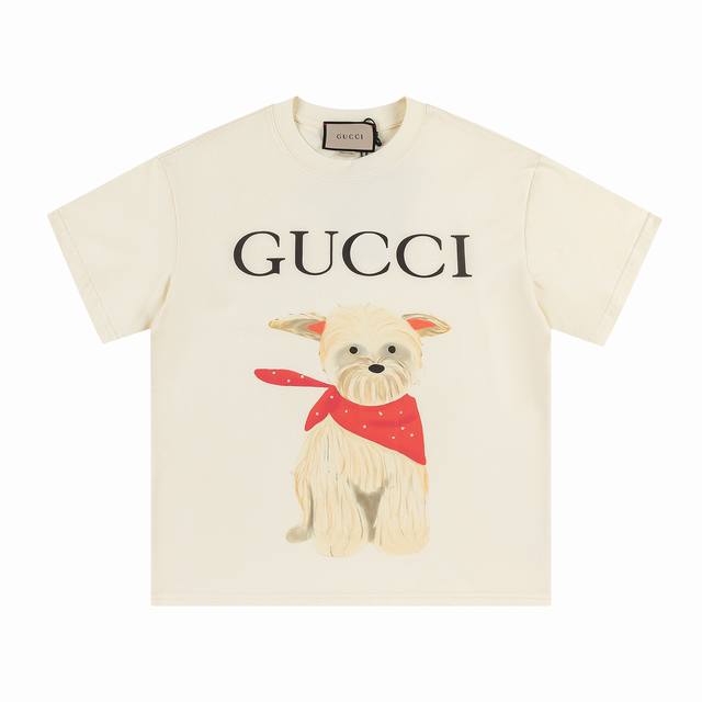 Style No.: 364, Gucci New Arrival! High-weight, seamless print short-sleeved T-