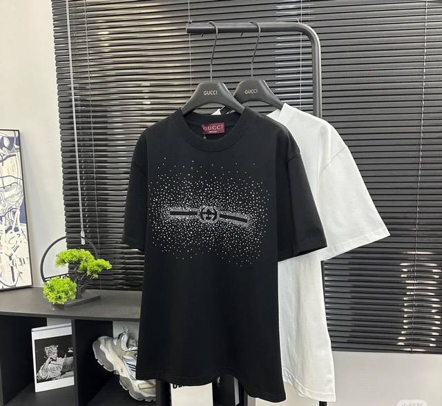Style No.: 332, Gucci New Arrival! High-weight short-sleeved T-shirt from the e