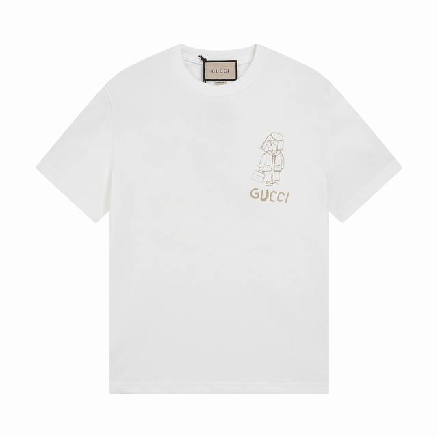 Style No.: 327, Gucci New Arrival! High-weight short-sleeved T-shirt from the e