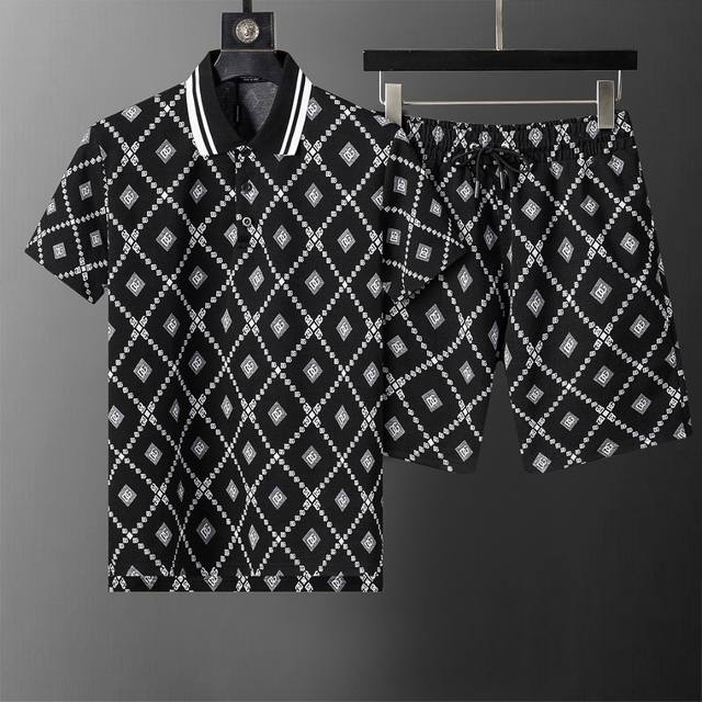 Style No.: A742# 2026 Spring/Summer New Men's Casual Collared Short-Sleeved T-S