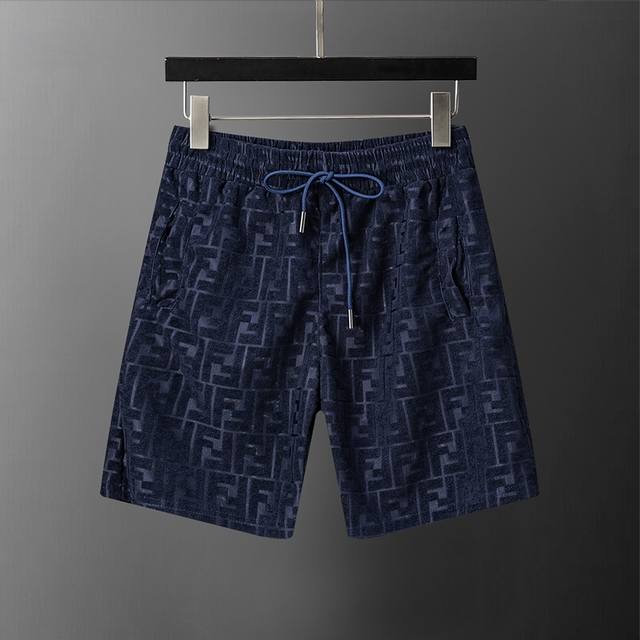 Style No.: A911# Fen*Di 2026 Spring/Summer New Men's Towel Jacquard Casual Shor