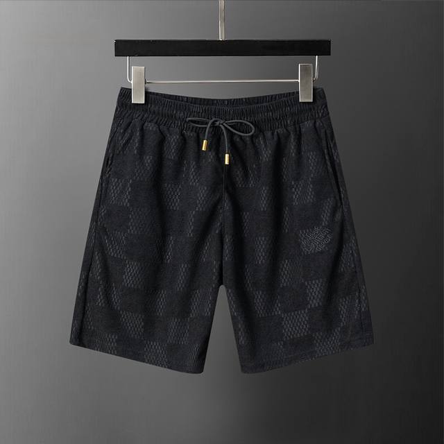 Style No.: A903# L*V 2026 Spring/Summer New Men's Towel Jacquard Casual Shorts