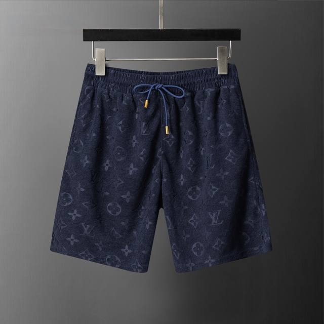 Style No.: A902# L*V 2026 Spring/Summer New Men's Towel Jacquard Casual Shorts