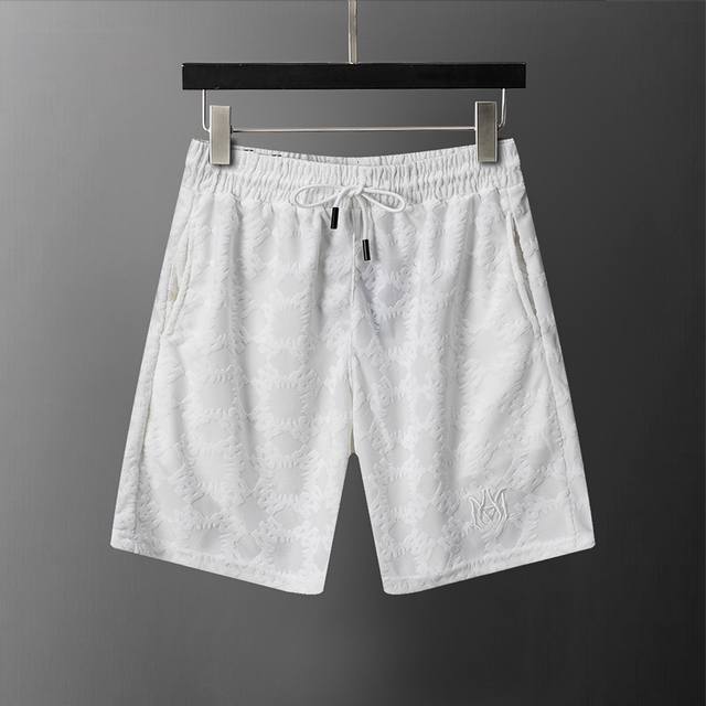 Style No.: A898# Amiri 2026 Spring/Summer New Men's Towel Jacquard Casual Short