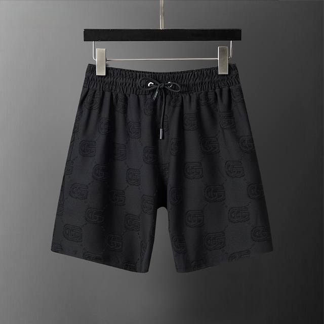 Style No.: A887# Gu*Cci Spring/Summer 2026 New Knitted Jacquard Casual Shorts M