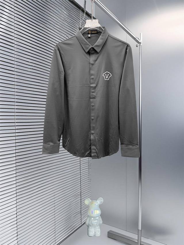 Versace 25S Autumn Men's Long-Sleeve Shirt. Excellent material and workmanship!