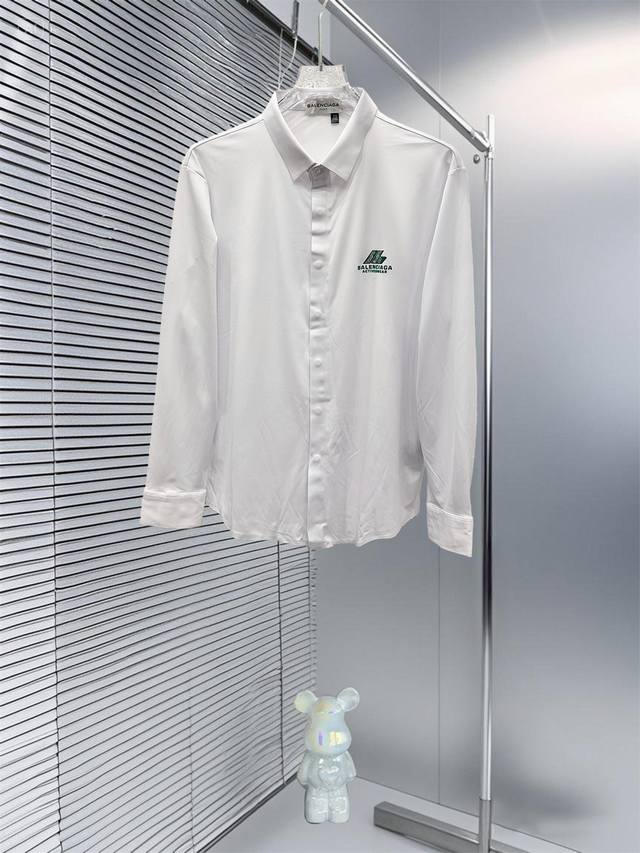 Balenciaga 25S Autumn Men's Long-Sleeve Shirt. Excellent material and workmansh