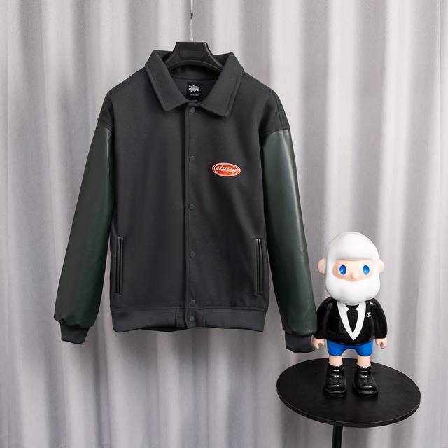 Stuyves Baseball Uniform 25Ss Runway Style, moderate thickness, high-density hea