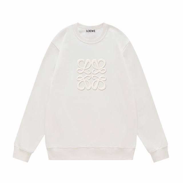 Fw25 Autumn/Winter Crew Neck Printed Sweatshirt Series - Loewe Classic Print Log