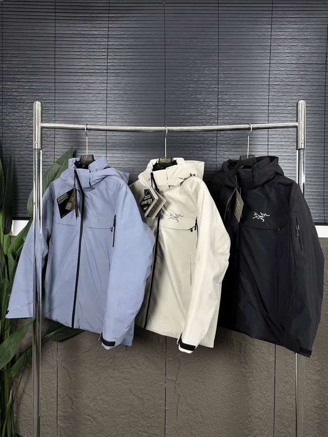 Exclusive Real Shot Arc'teryx Macai Jacket, Unisex Couple Thick Hooded Ski Jacke