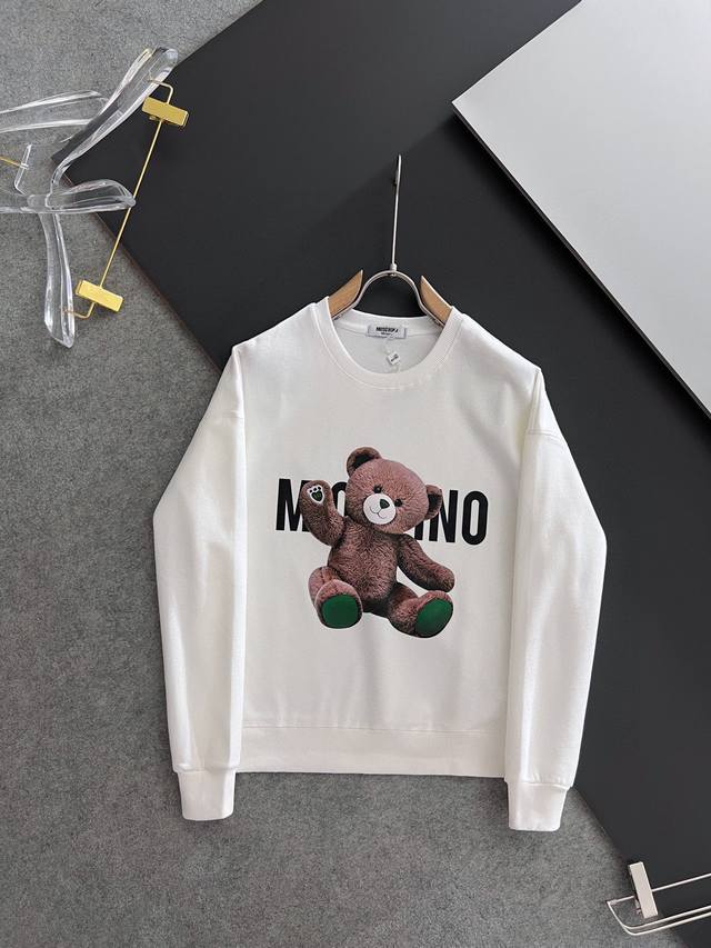 Moschino Fall/Winter Unisex Couple Style Long-Sleeved Sweatshirt, latest trade o
