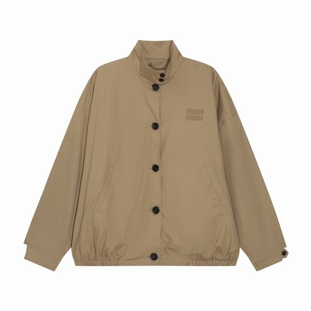 24 Autumn/Winter New Arrival: Miumiu 24Fw Dusty Rose Poplin Jacket! Purchased an