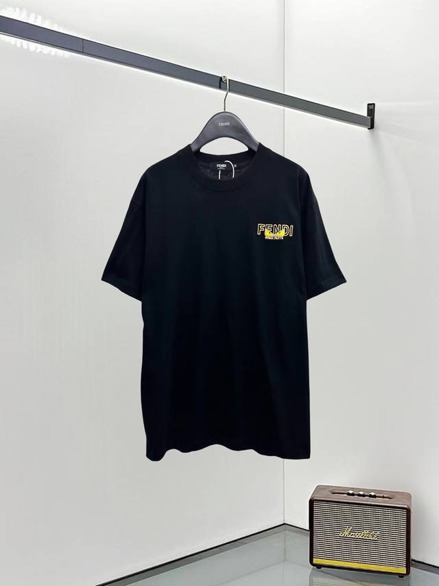Fendi 25Ss New Short-Sleeve T-Shirt, top-quality version with classic embroider