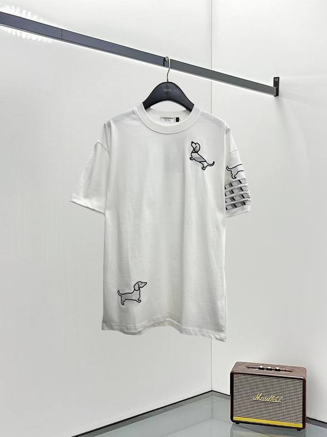 Thom Browne Tb 25Ss New Short-Sleeve T-Shirt, top-quality version with classic e
