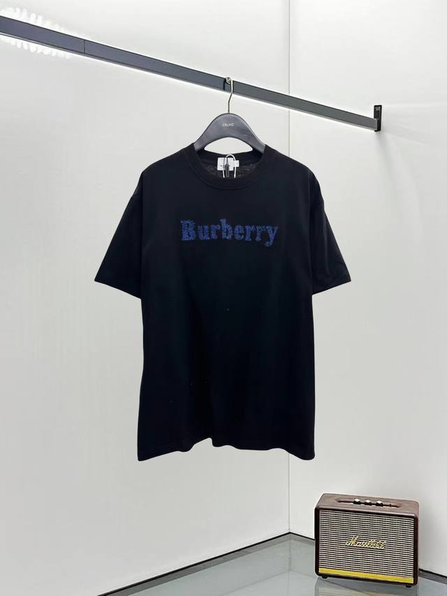 Burberry 25Ss New Short-Sleeve T-Shirt, top-quality version with classic embroid
