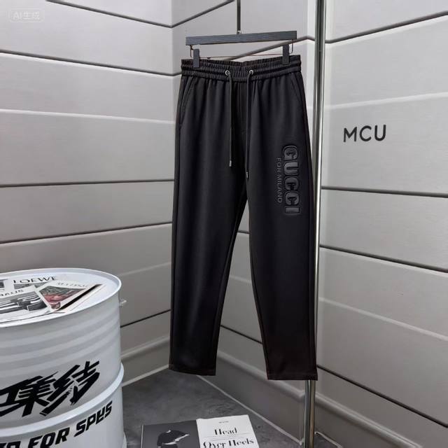 Gucci 2025 Fall/Winter New Casual Pants! Available simultaneously on the offici