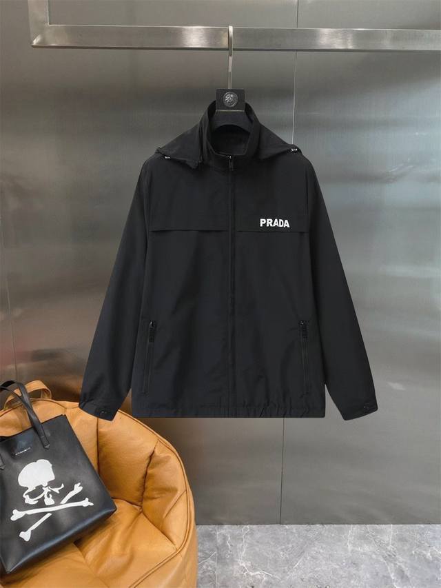 Prada High-Quality 25Ss Autumn New Arrival Jacket, Runway New Arrival, Perfect