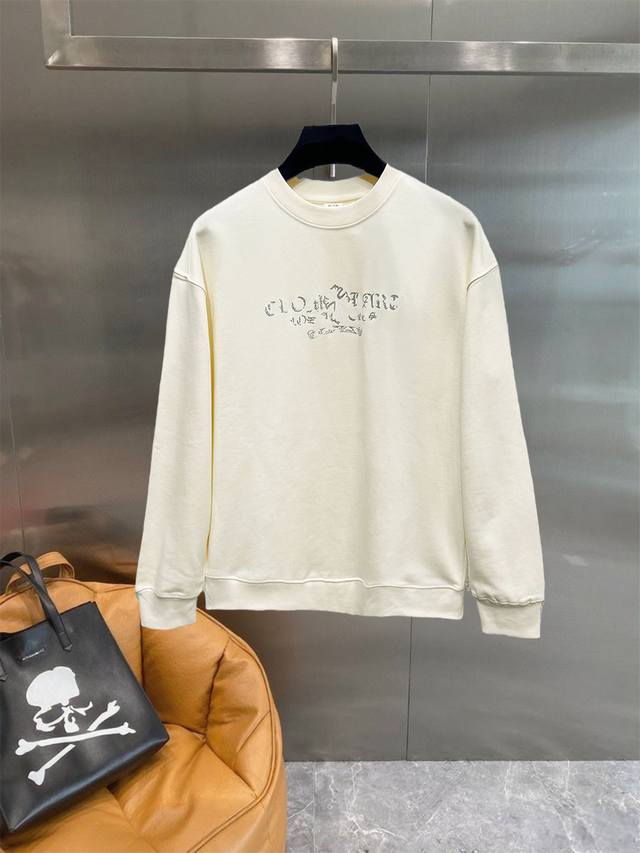 Krostar 2025Ss Autumn/Winter New Long-Sleeved Crew Neck Sweatshirt, High-End Ve