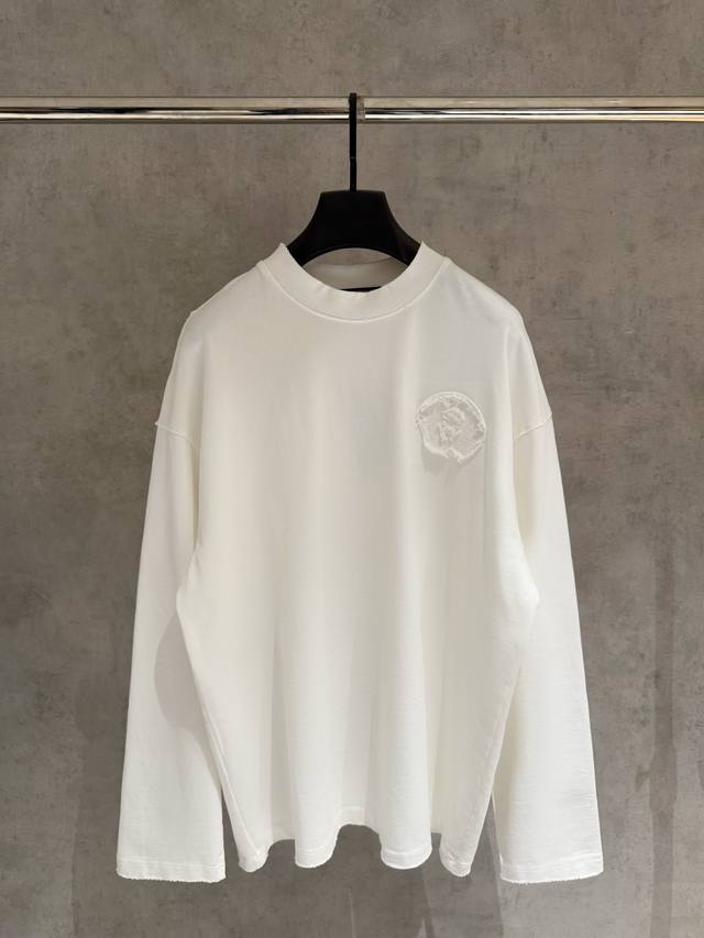 Ch Chrome Hearts New Long-Sleeve Sweatshirt/T-Shirt Heavyweight 340g Double Yarn