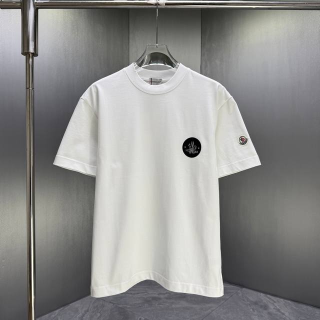 Moncl* Moncler* 2026 Spring/Summer New Short-Sleeve T-Shirt Custom Pure Cotton L
