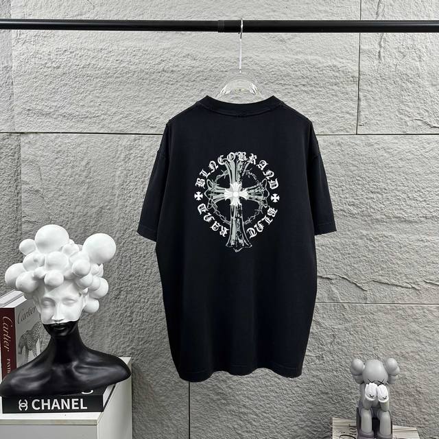 Ch*Chrome Hearts* Spring/Summer New Heavy Distressed Washed Style Distressed Cro