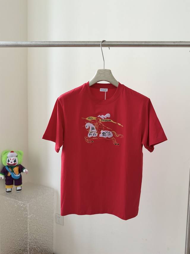 Burberry Short-Sleeve T-Shirt New Arrival 26Ss Early Spring Women's New Year Lim