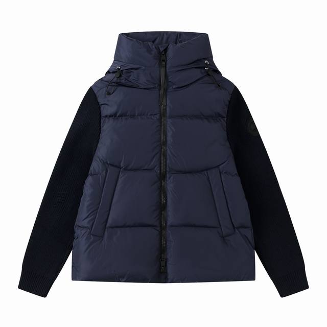 Canada Goose 25Fw New Sleeve Patch Down Jacket. The fabric is made of high-qual