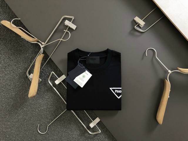 Prada 2025 Early Spring New Classic 7-Color Letter Hand-Painted Print Heavyweig