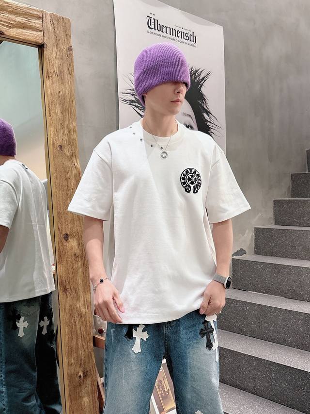 Clothes p, Pants p Chrome Hearts new cross horseshoe Chrome Hearts Sanskrit 3D e