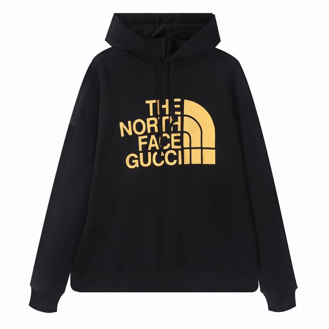 Gucci & The North Face collaboration new trendy classic sweatshirt, exquisite ta