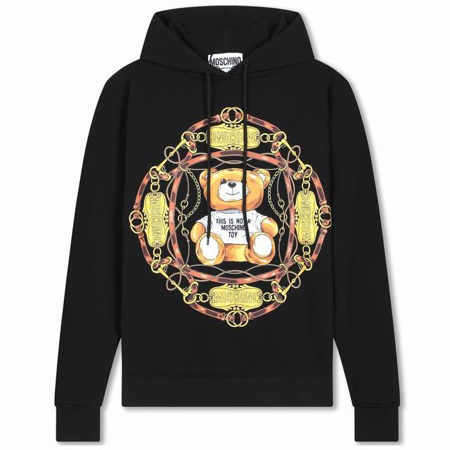 Moschino's new trendy classic sweatshirt, exquisitely tailored and crafted with