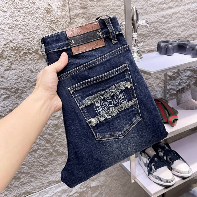 Chrome Hearts 2025 Autumn/Winter New Arrival High-End Jeans, Original European