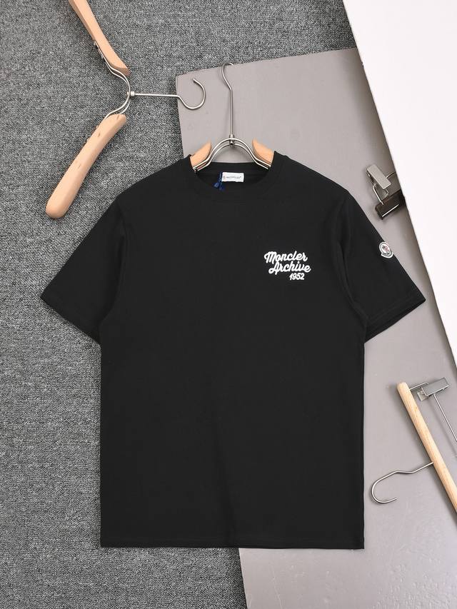 New Arrival 2026Ss Embroidered T-shirt with Ginger Design, Crew Neck, Custom-wov