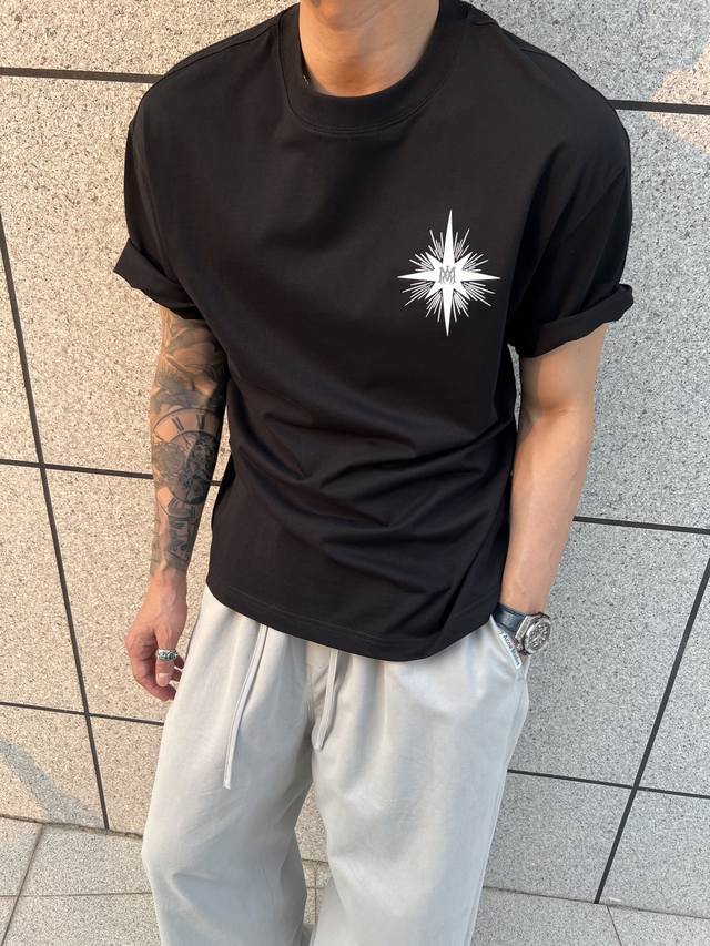 Amiri 25 Summer Short-Sleeve T-Shirt - Superb! The letter logo print is full of
