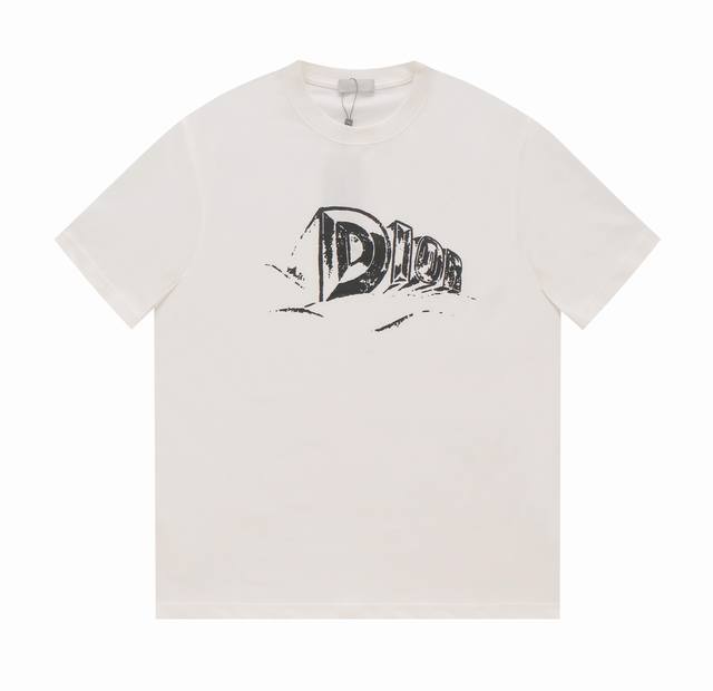 High-quality Dior Fall 23 Tears series logo graffiti T-shirt, the hottest Tears