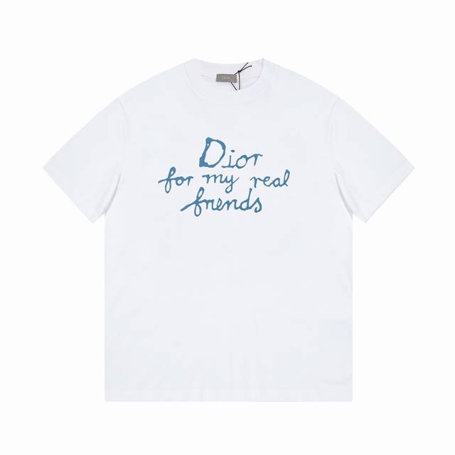Dior Spring/Summer 2024 New Short-Sleeve T-Shirt, Classic Cut, Comfortable and B