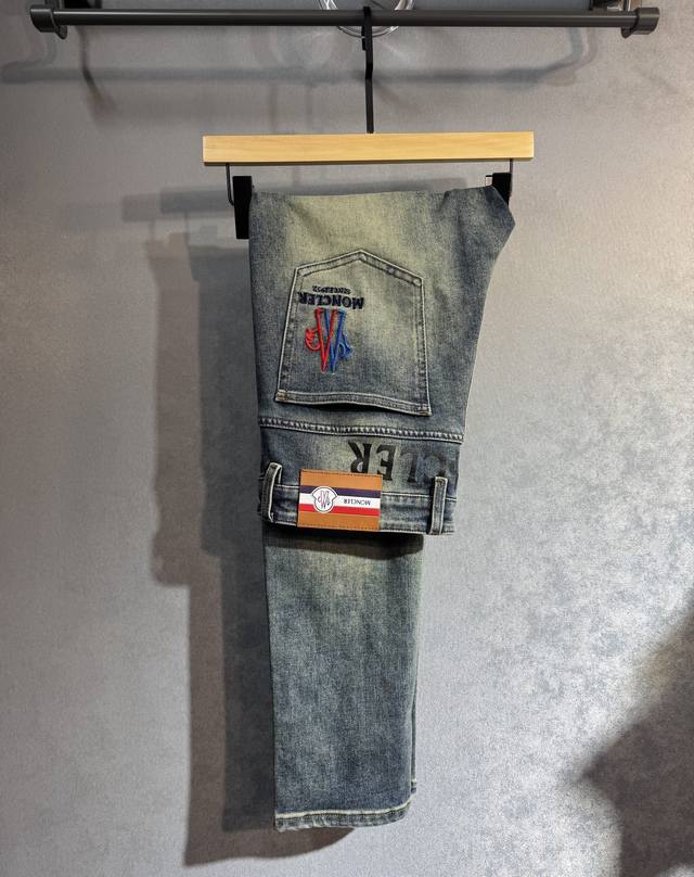 Moncler Spring/Summer New Arrival Jeans. Effortlessly stylish in boutiques. A be