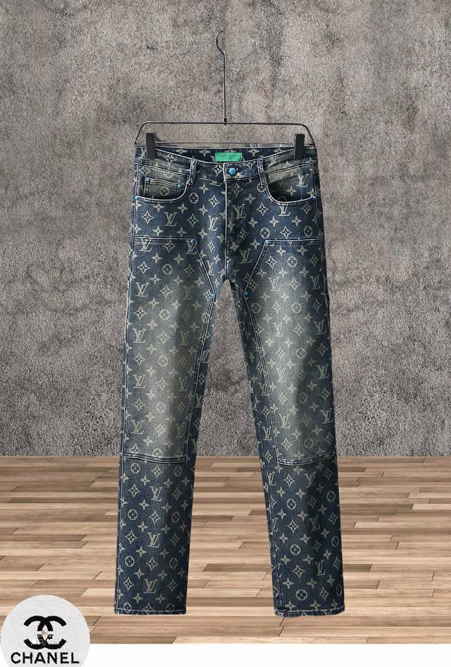 Lv Louis Vuitton Autumn New Arrival Jeans, a best-selling style in boutiques. Ta