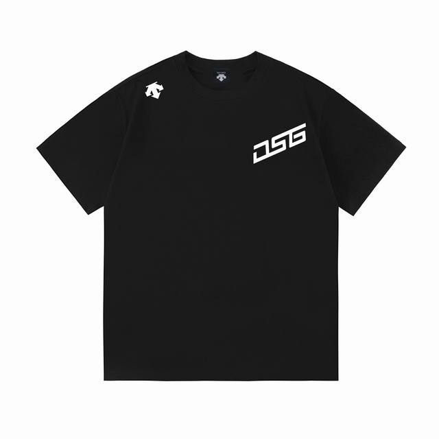 Descente 2026 New Style 3D Embossed Logo Unisex Short-Sleeve T-Shirt, Custom 300