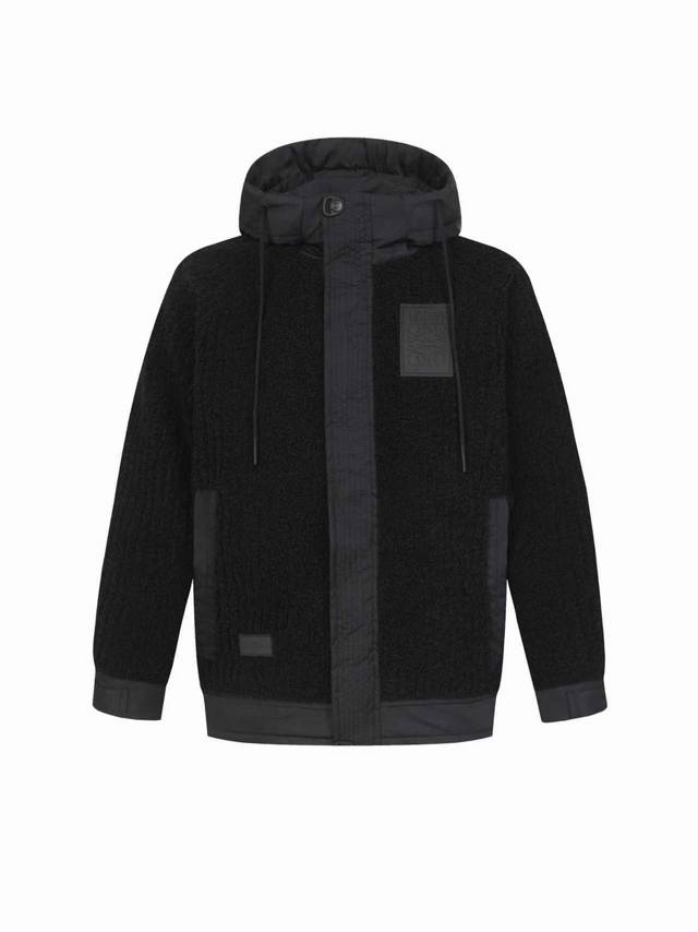 Loewe High-Quality Hooded Down Jacket. Features high-quality, evenly filled down