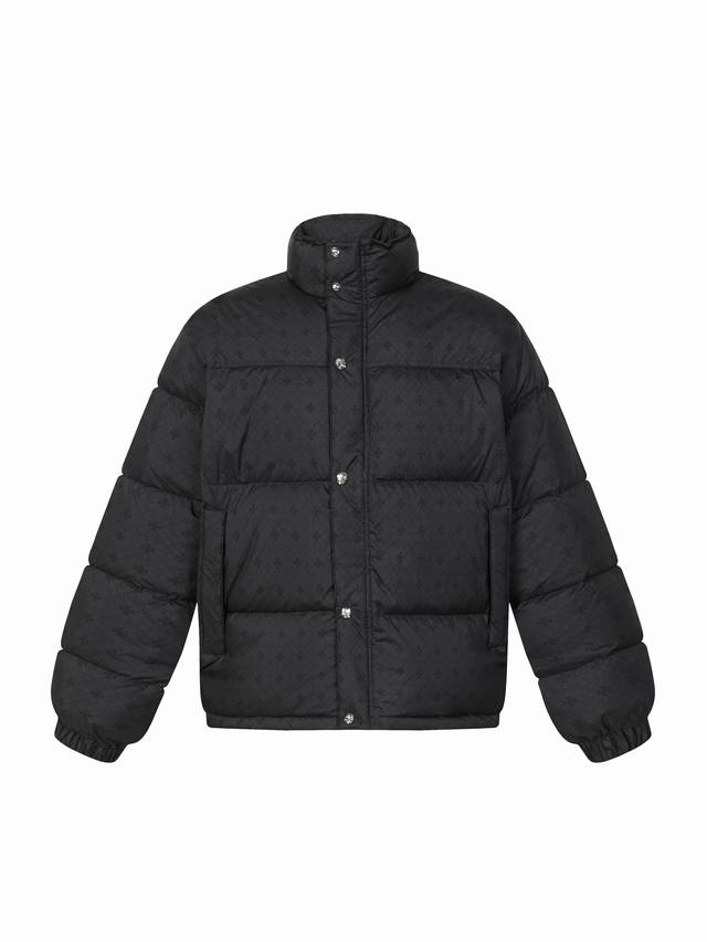 Ch Chrome Hearts Jacquard Down Jacket High-quality, evenly filled down ensures e