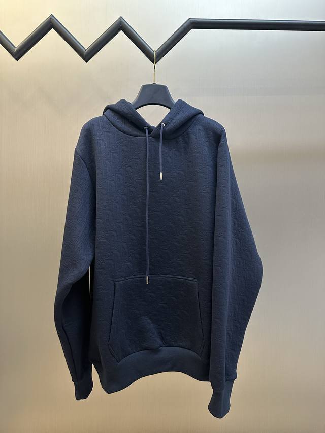 Dior Oblique All-over Letter Hooded Sweatshirt ( ). Made with custom-woven Dior