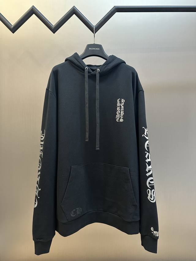 Chrome Hearts 1988 Limited Edition Foil-Colored Printed Hooded Sweatshirt ( ) M