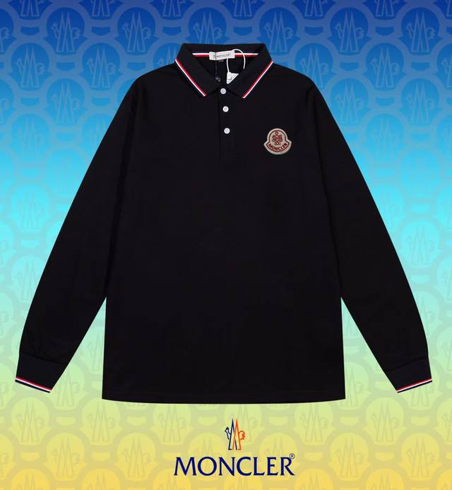 New Arrival - Moncler #2025 Early Spring New High-Quality Collared Long-Sleeve P