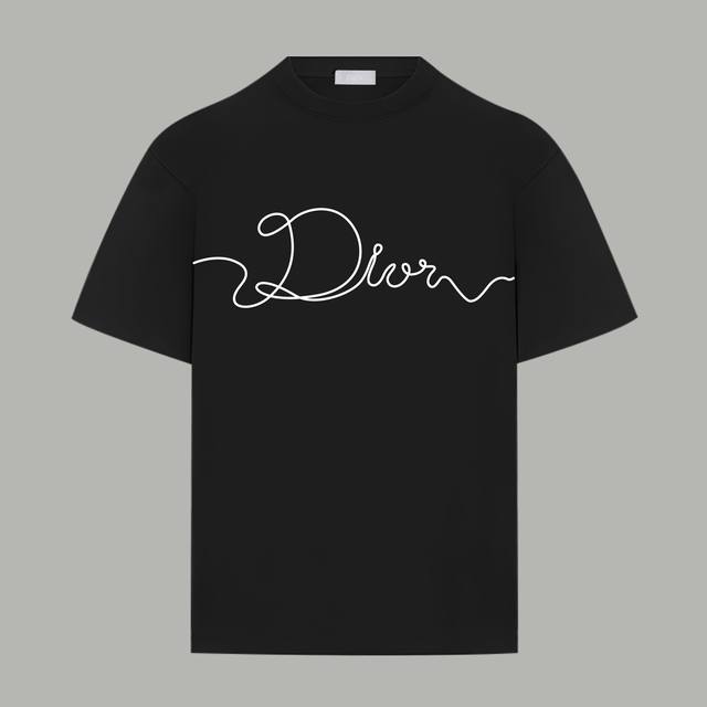 Dior Official Website Same Style Runway Graffiti Signature Logo Letter Print Dou