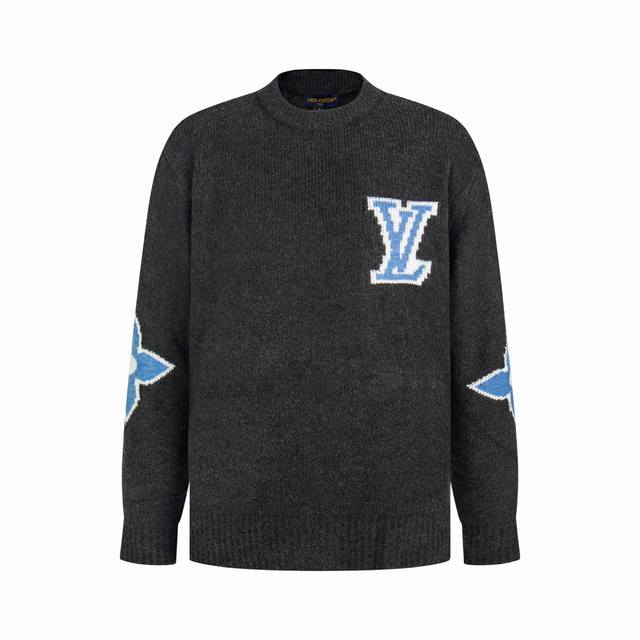 LV Clover Logo Crew Neck Sweater ( ) This pullover is made from a soft and thick